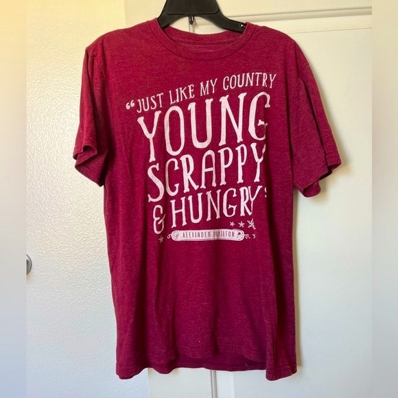 Broadway Hamilton Young, Scrappy, & Hungry Tee - Picture 2 of 5